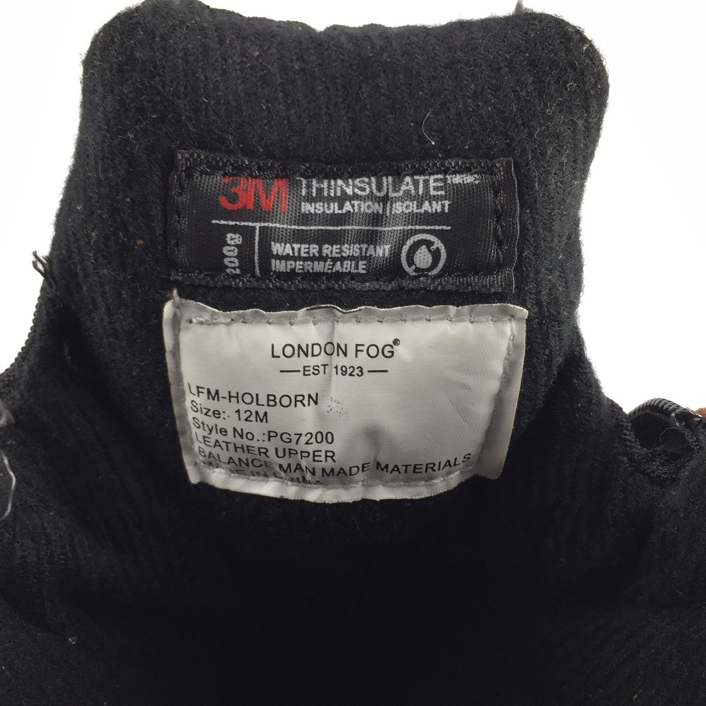 London Fog LFM-Holborn 3M Water Resistant Boots - Picture 9 of 9